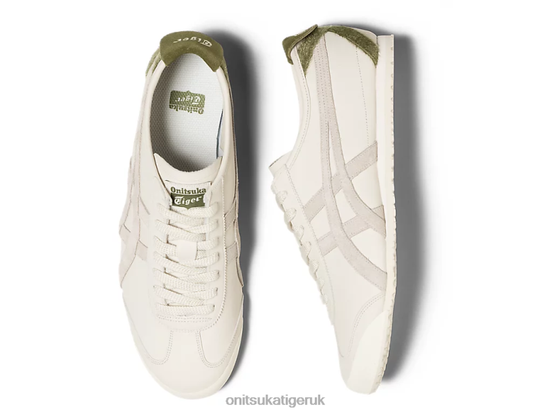 Unisex MEXICO 66 XTBPR66 Shoes Onitsuka Tiger Cream/Bronze Green