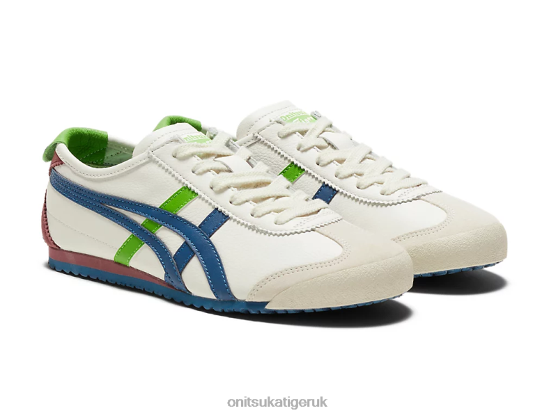 Unisex MEXICO 66 XTBPR85 Shoes Onitsuka Tiger Cream/Mako Blue