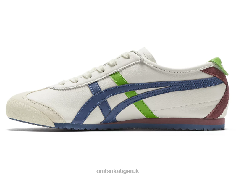 Unisex MEXICO 66 XTBPR85 Shoes Onitsuka Tiger Cream/Mako Blue