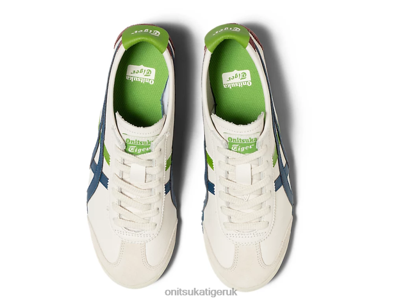 Unisex MEXICO 66 XTBPR85 Shoes Onitsuka Tiger Cream/Mako Blue