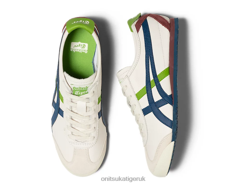 Unisex MEXICO 66 XTBPR85 Shoes Onitsuka Tiger Cream/Mako Blue