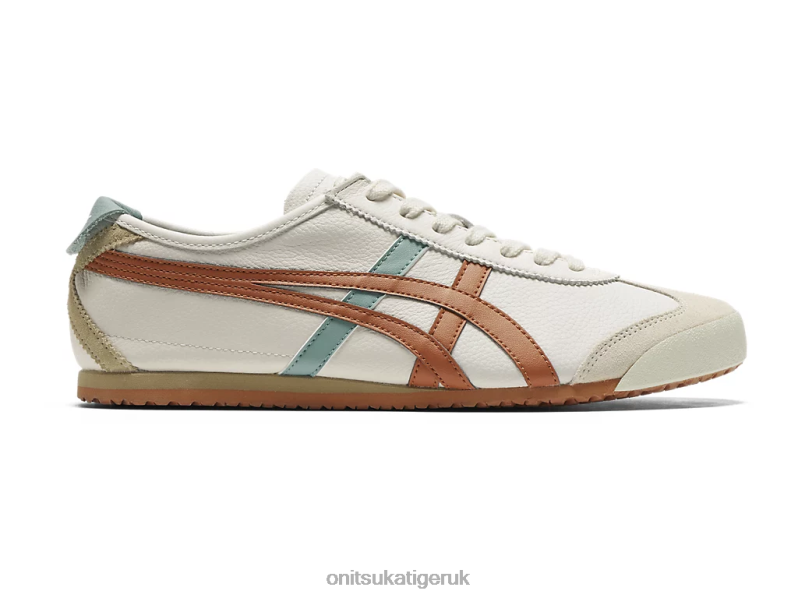 Unisex MEXICO 66 XTBPR86 Shoes Onitsuka Tiger Cream/Piquant Orange