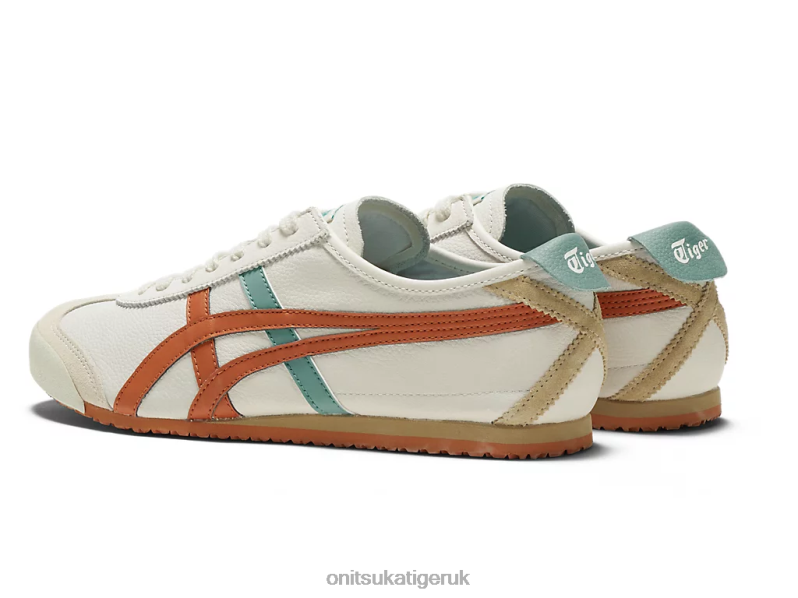 Unisex MEXICO 66 XTBPR86 Shoes Onitsuka Tiger Cream/Piquant Orange