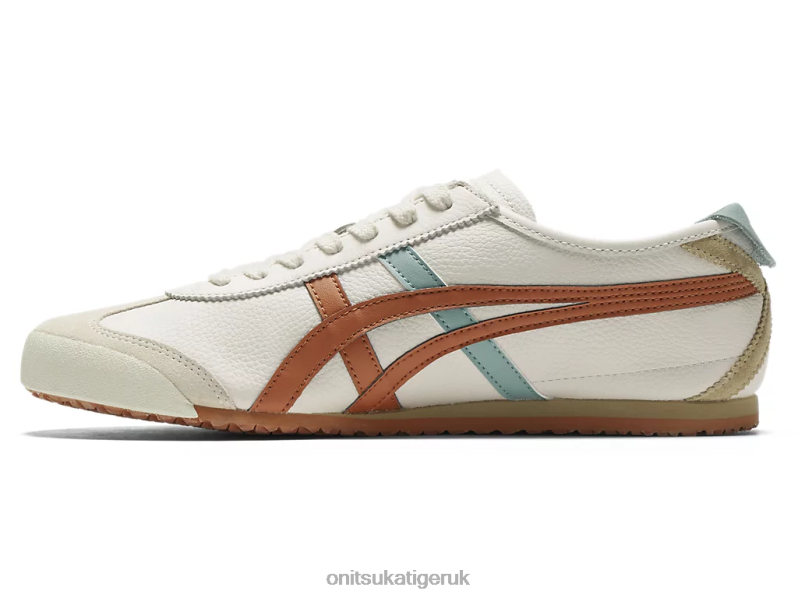 Unisex MEXICO 66 XTBPR86 Shoes Onitsuka Tiger Cream/Piquant Orange