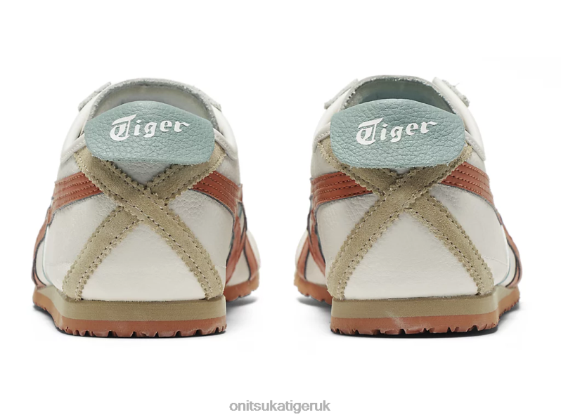 Unisex MEXICO 66 XTBPR86 Shoes Onitsuka Tiger Cream/Piquant Orange