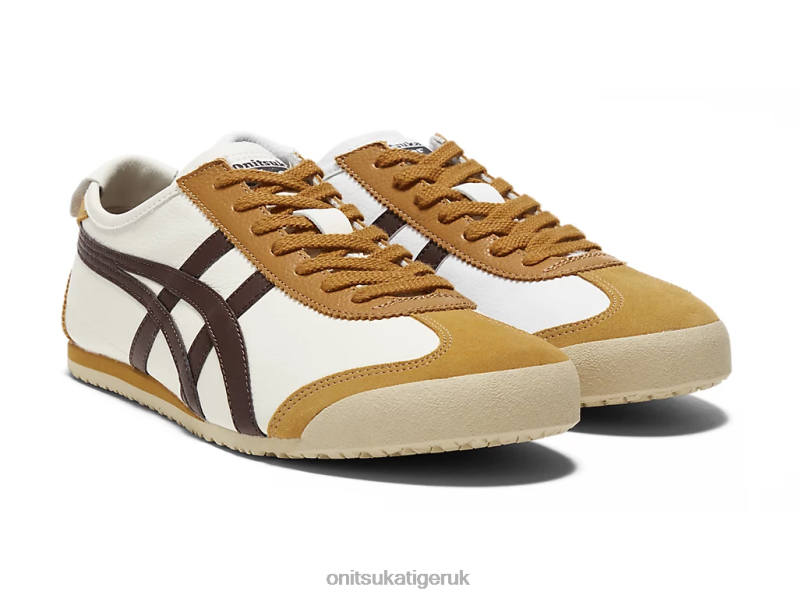 Unisex MEXICO 66 XTBPR88 Shoes Onitsuka Tiger Cream/Licorice Brown