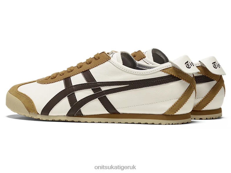 Unisex MEXICO 66 XTBPR88 Shoes Onitsuka Tiger Cream/Licorice Brown