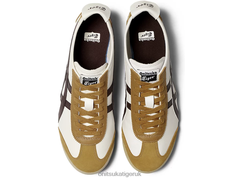 Unisex MEXICO 66 XTBPR88 Shoes Onitsuka Tiger Cream/Licorice Brown