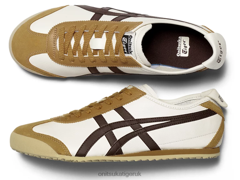 Unisex MEXICO 66 XTBPR88 Shoes Onitsuka Tiger Cream/Licorice Brown