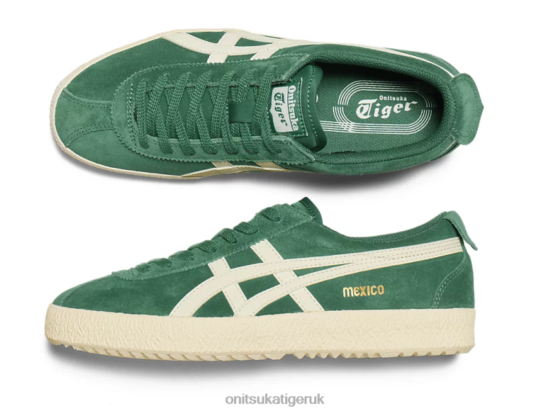 Unisex MEXICO DELEGATION XTBPR73 Shoes Onitsuka Tiger Pine Green/Cream
