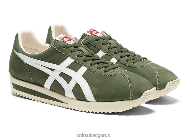 Unisex MOAL 77 NM XTBPR173 Shoes Onitsuka Tiger Bronze Green/White