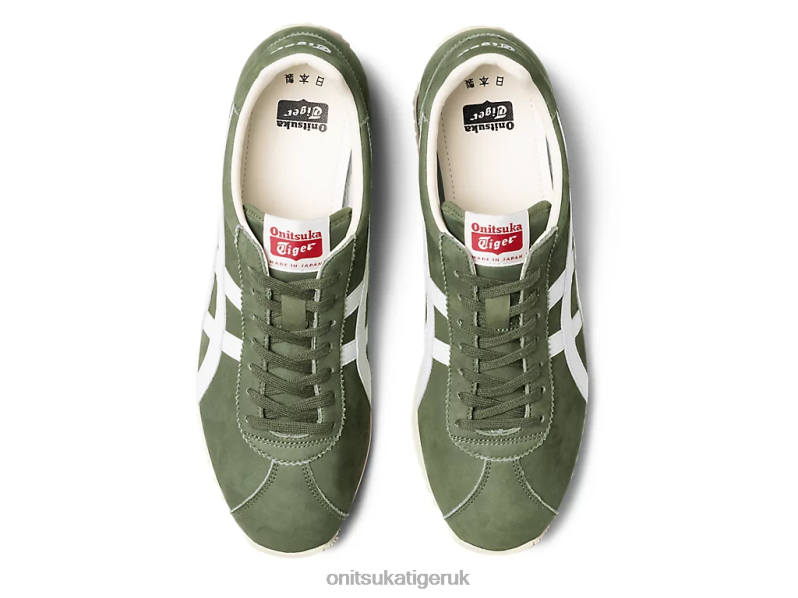 Unisex MOAL 77 NM XTBPR173 Shoes Onitsuka Tiger Bronze Green/White
