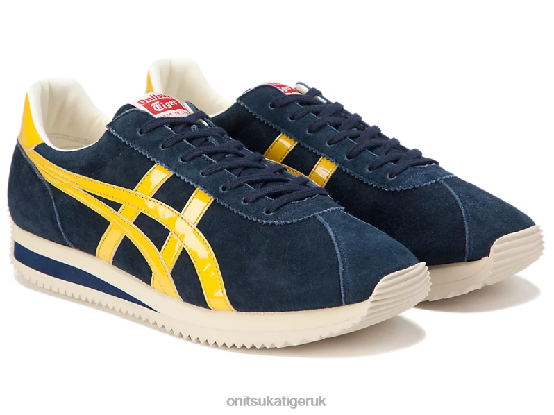 Unisex MOAL 77 NM XTBPR296 Shoes Onitsuka Tiger Peacoat/Yellow