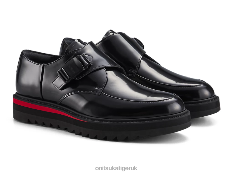 Unisex MONK-S XTBPR218 Shoes Onitsuka Tiger Black/Classic Red