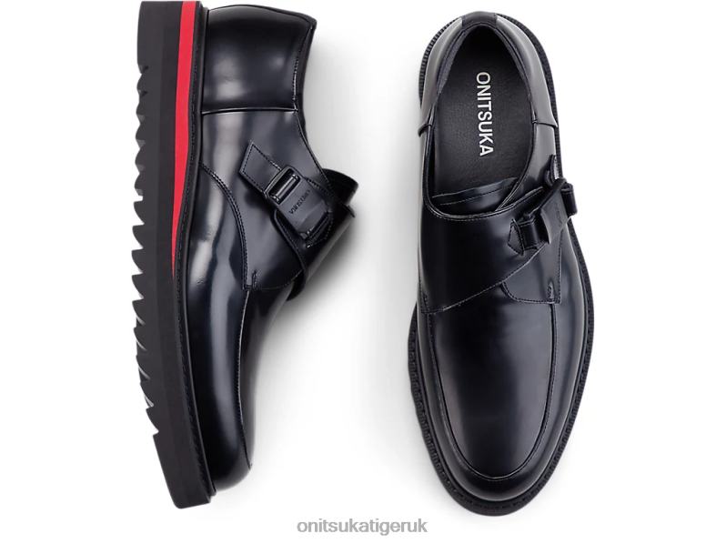 Unisex MONK-S XTBPR218 Shoes Onitsuka Tiger Black/Classic Red