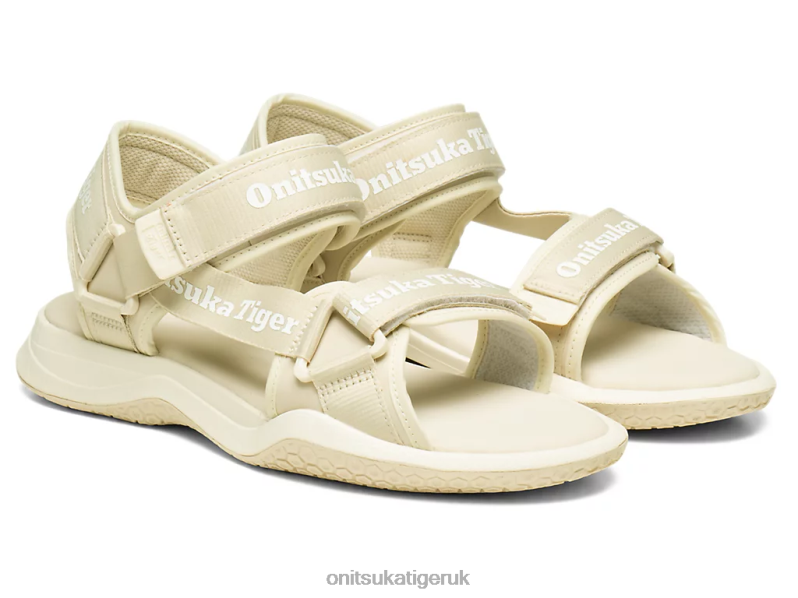 Unisex OHBORI STRAP XTBPR113 Shoes Onitsuka Tiger Oatmeal/White