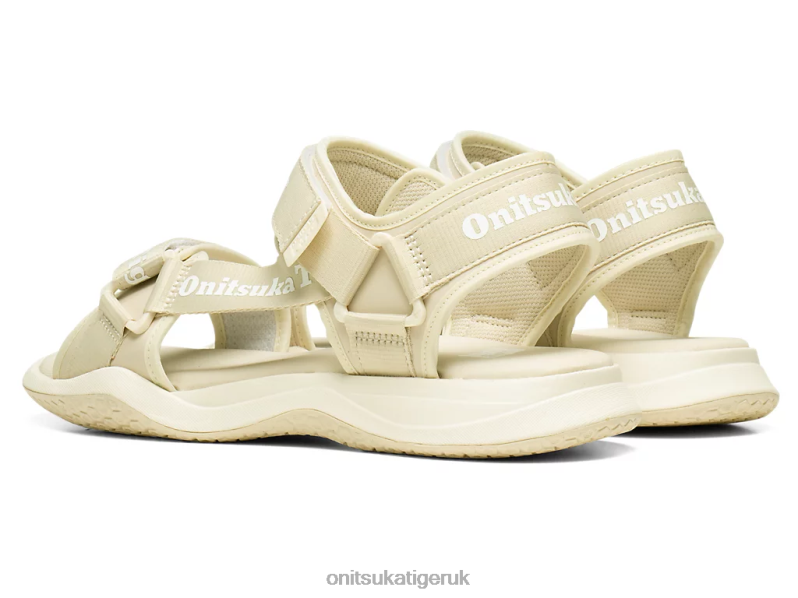 Unisex OHBORI STRAP XTBPR113 Shoes Onitsuka Tiger Oatmeal/White