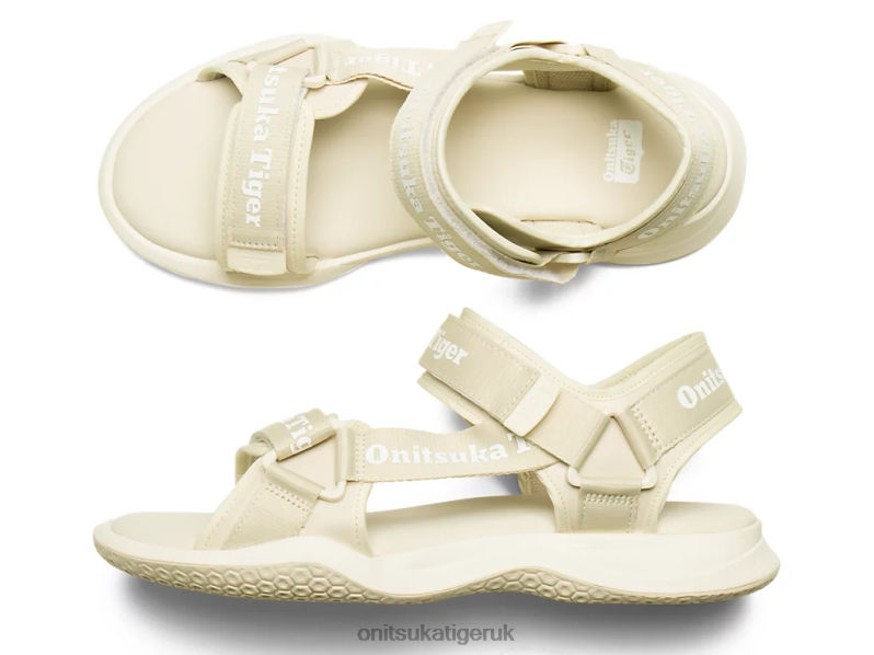 Unisex OHBORI STRAP XTBPR113 Shoes Onitsuka Tiger Oatmeal/White