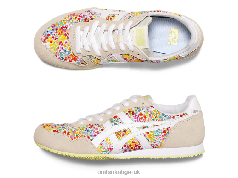 Unisex SERRANO XTBPR118 Shoes Onitsuka Tiger Cream/White