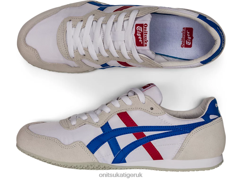 Unisex SERRANO XTBPR322 Shoes Onitsuka Tiger White/Directoire Blue