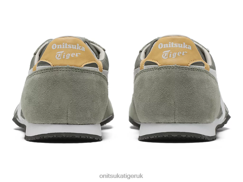Unisex SERRANO XTBPR76 Shoes Onitsuka Tiger Burnt Olive/White