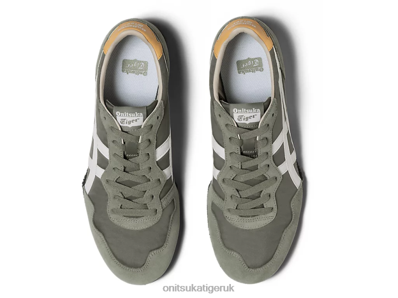 Unisex SERRANO XTBPR76 Shoes Onitsuka Tiger Burnt Olive/White