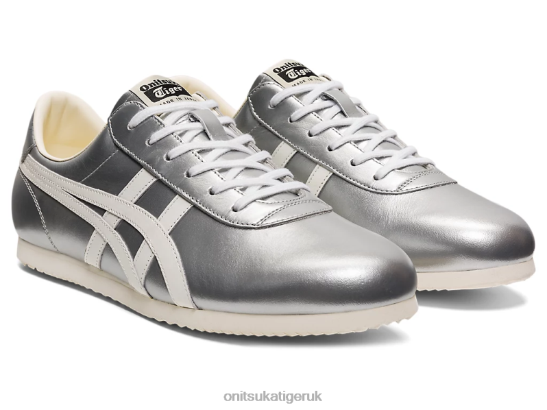 Unisex TAI-CHI-NM XTBPR298 Shoes Onitsuka Tiger Pure Silver/White
