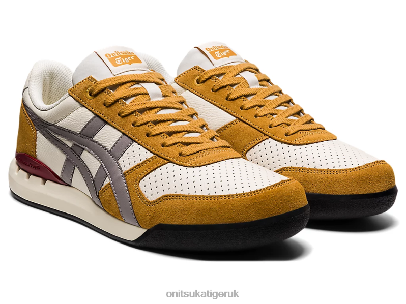 Unisex ULTIMATE 81 EX XTBPR254 Shoes Onitsuka Tiger Cream/Steeple Grey
