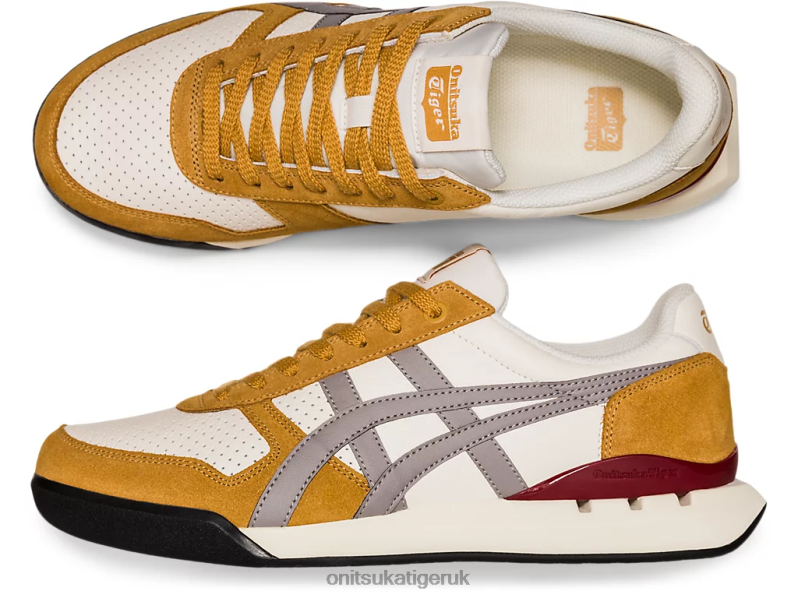 Unisex ULTIMATE 81 EX XTBPR254 Shoes Onitsuka Tiger Cream/Steeple Grey