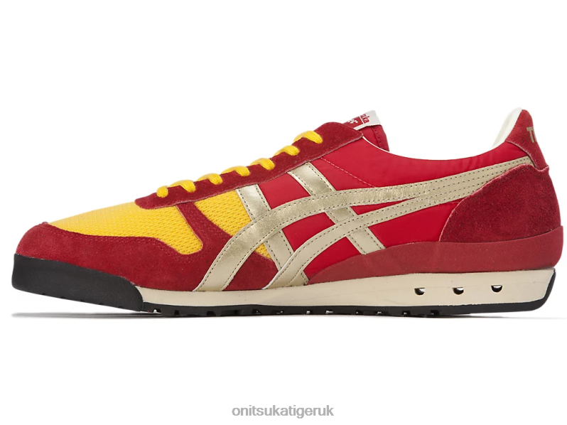 Unisex ULTIMATE 81 NM XTBPR60 Shoes Onitsuka Tiger Classic Red/Pure Gold