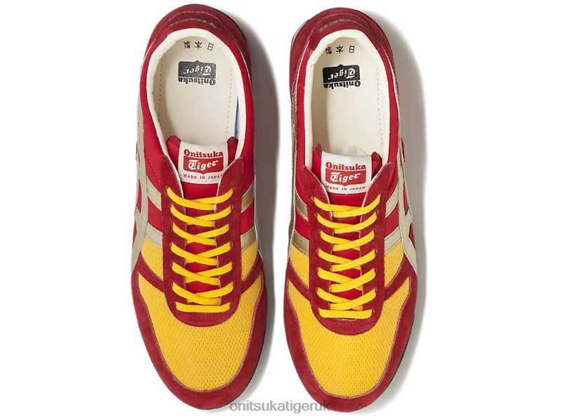 Unisex ULTIMATE 81 NM XTBPR60 Shoes Onitsuka Tiger Classic Red/Pure Gold