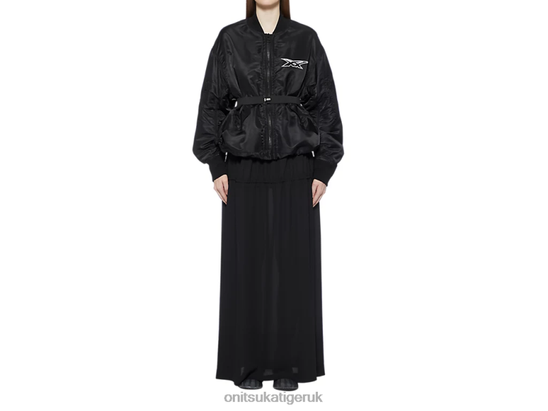 Women WS BOMBER JACKET XTBPR595 Clothing Onitsuka Tiger Black
