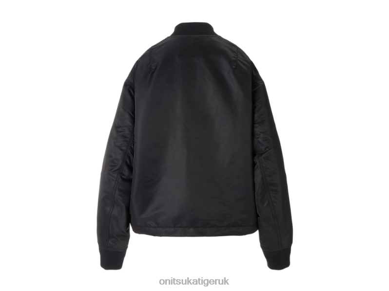 Women WS BOMBER JACKET XTBPR595 Clothing Onitsuka Tiger Black