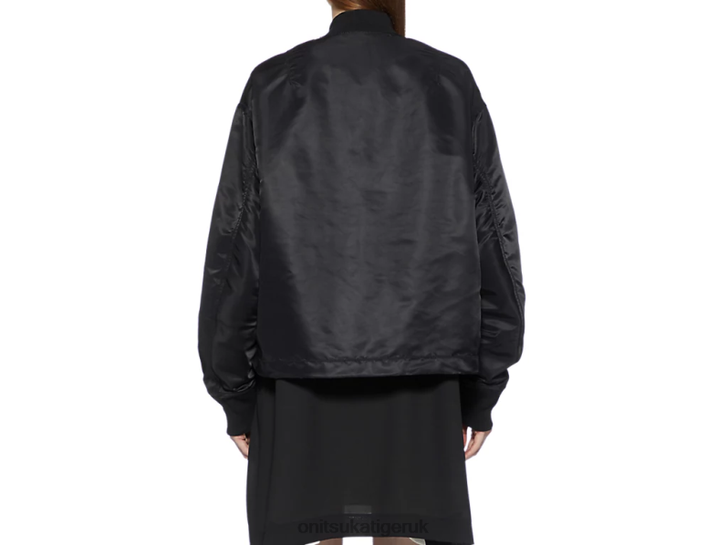 Women WS BOMBER JACKET XTBPR595 Clothing Onitsuka Tiger Black