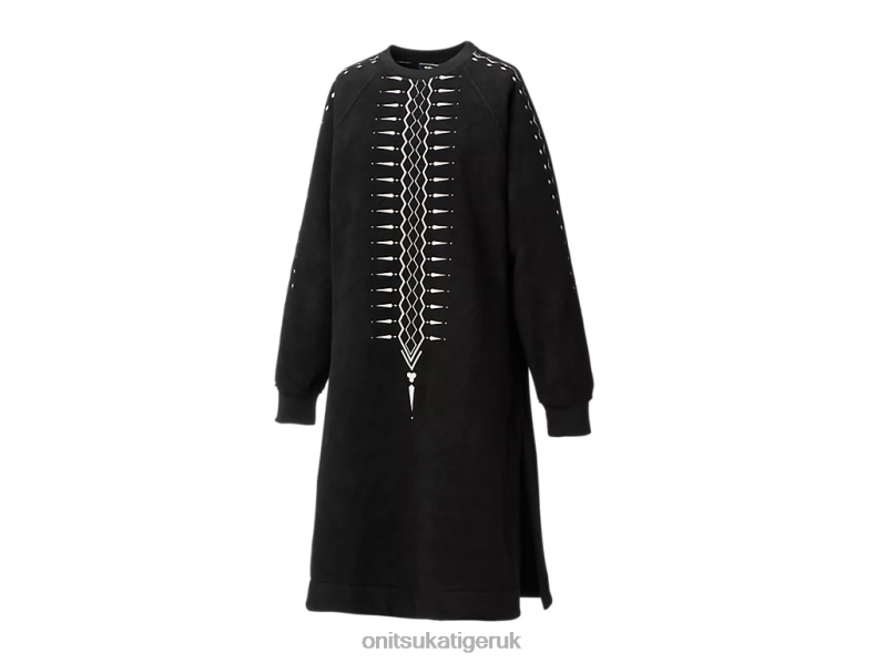 Women WS DRESS XTBPR608 Clothing Onitsuka Tiger Black/White