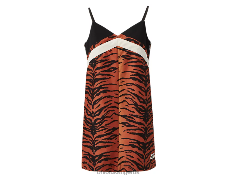 Women WS DRESS XTBPR614 Clothing Onitsuka Tiger Brown/Black
