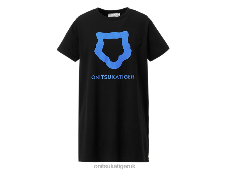Women WS GRAPHIC TEE XTBPR612 Clothing Onitsuka Tiger Black