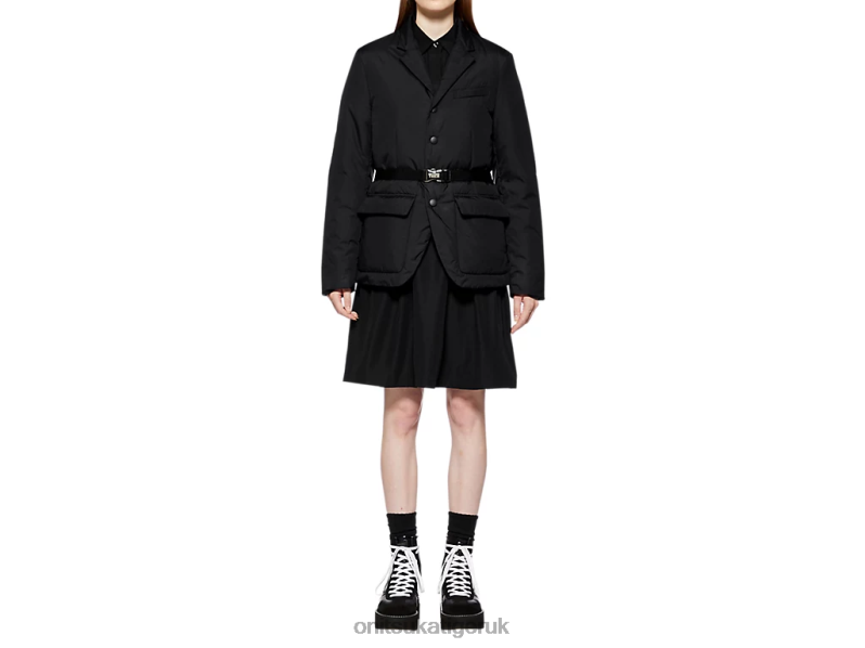 Women WS JACKET XTBPR605 Clothing Onitsuka Tiger Black