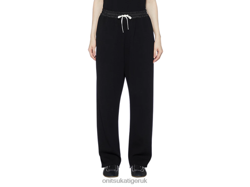 Women WS KNIT PANTS XTBPR512 Clothing Onitsuka Tiger Black