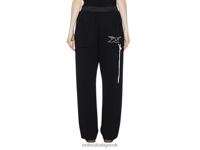 Women WS KNIT PANTS XTBPR512 Clothing Onitsuka Tiger Black