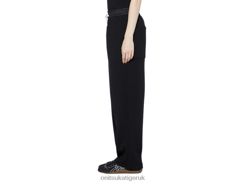 Women WS KNIT PANTS XTBPR512 Clothing Onitsuka Tiger Black