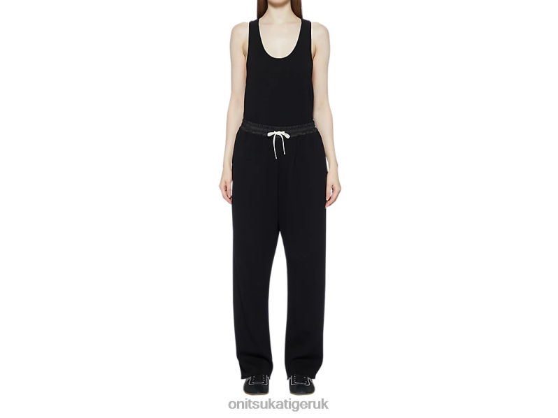 Women WS KNIT PANTS XTBPR512 Clothing Onitsuka Tiger Black