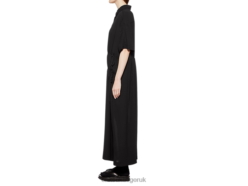 Women WS LONG DRESS XTBPR599 Clothing Onitsuka Tiger Black