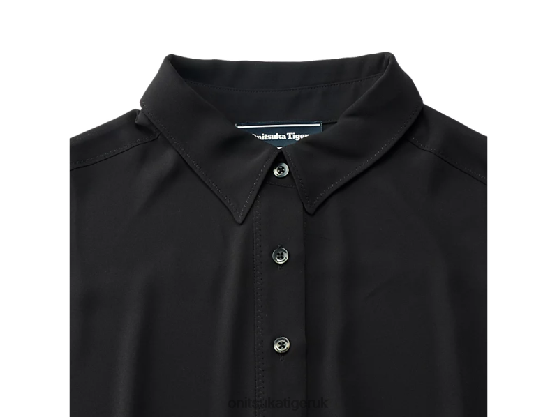 Women WS LONG DRESS XTBPR599 Clothing Onitsuka Tiger Black