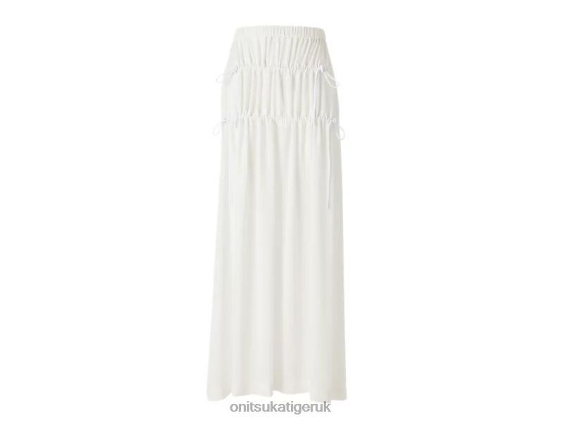 Women WS LONG SKIRT XTBPR585 Clothing Onitsuka Tiger White