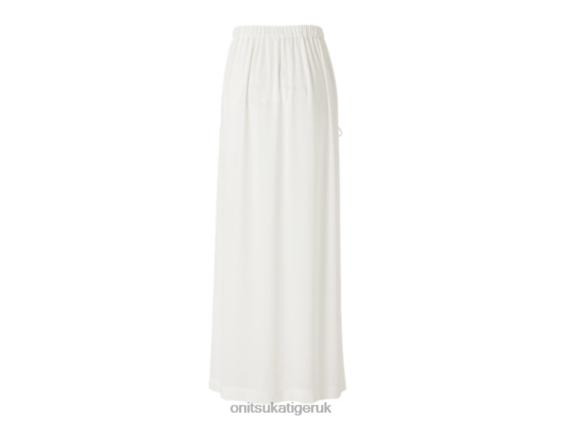 Women WS LONG SKIRT XTBPR585 Clothing Onitsuka Tiger White
