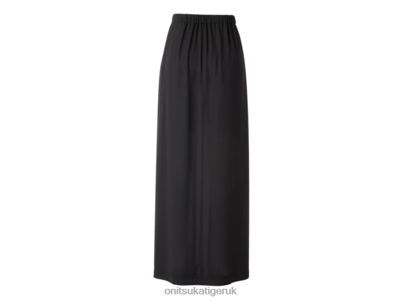 Women WS LONG SKIRT XTBPR596 Clothing Onitsuka Tiger Black