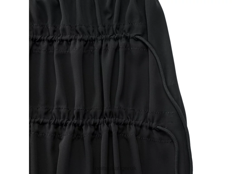 Women WS LONG SKIRT XTBPR596 Clothing Onitsuka Tiger Black