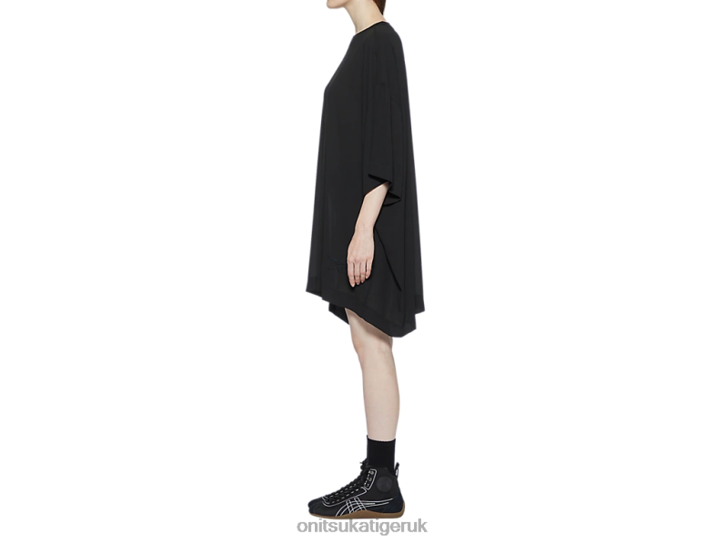 Women WS MINI DRESS XTBPR586 Clothing Onitsuka Tiger Black