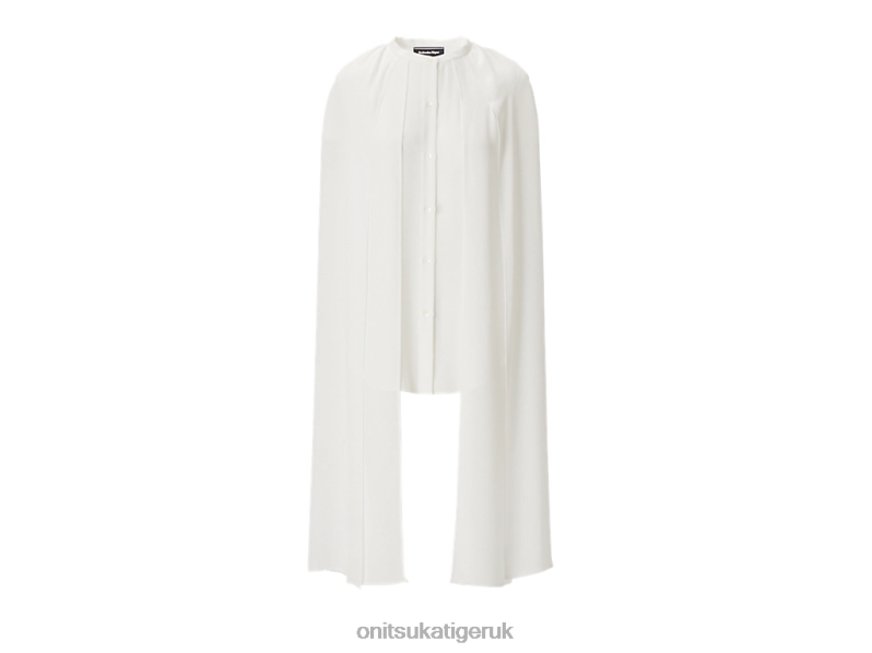 Women WS SHIRT XTBPR589 Clothing Onitsuka Tiger White